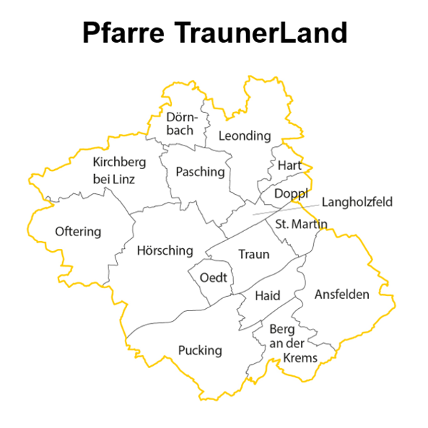 Karte Pfarre TraunerLand